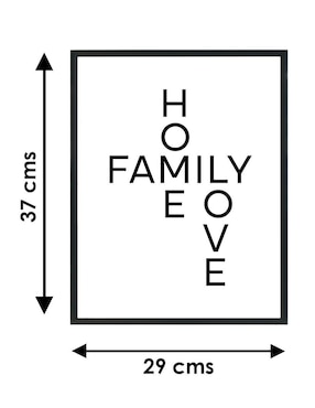 Cuadro decorativo Pixelarte home family