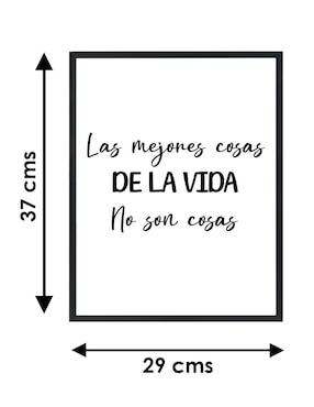 Cuadro decorativo Pixelarte cosas de la vida