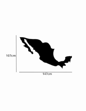 Cuadro decorativo Gift Mexico mapa de mexico pueblos magicos