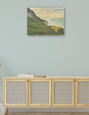 Cuadro decorativo Paisaje marino en Port-En-Bessin, Normandía (1888) técnica mixta Cuadros Jr Verano