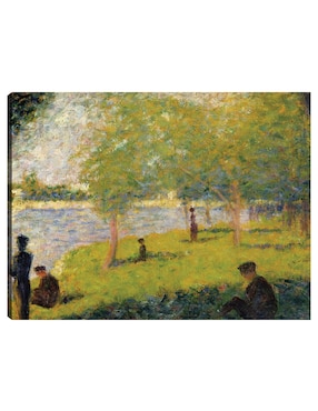 Cuadro decorativo Estudiar para un domingo en La Grande Jatte (1884) técnica mixta Cuadros Jr Lagos