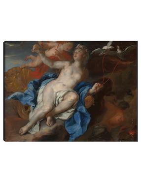 Cuadro Decorativo Venus Y Cupido En La Fragua De Vulcano (1690-95) Técnica Mixta Cuadros Jr Gente