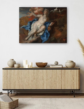 Cuadro decorativo Venus y Cupido en la fragua de Vulcano (1690-95) técnica mixta Cuadros Jr Gente