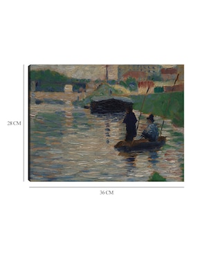 Cuadro decorativo Vista del Sena (1882-1883) técnica mixta Cuadros Jr Lagos