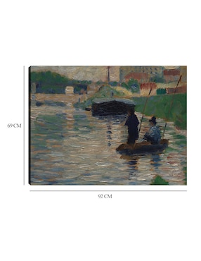 Cuadro decorativo Vista del Sena (1882-1883) técnica mixta Cuadros Jr Lagos