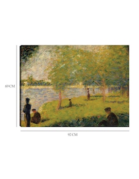 Cuadro decorativo Estudio para 'Un domingo en La Grande Jatte' (1884) II técnica mixta Cuadros Jr Lagos