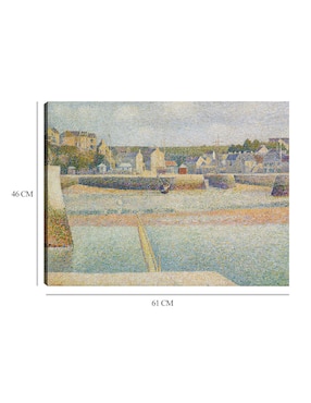 Cuadro decorativo Port-En-Bessin, El puerto exterior (marea baja) (1888) técnica mixta Cuadros Jr Paisajes