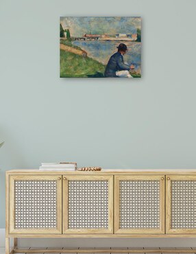 Cuadro decorativo Estudio para 39 Bañistas en Asnières técnica mixta Cuadros Jr Retratos