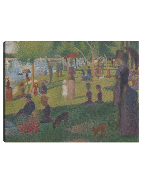 Cuadro Decorativo Estudio Para 'Un Domingo En La Grande Jatte' (1884) I Técnica Mixta Cuadros Jr Gente