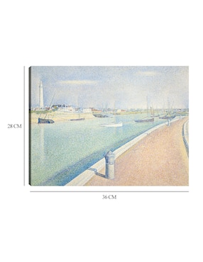 Cuadro decorativo El canal de Gravelines, Petit Fort Philippe (1890) técnica mixta Cuadros Jr Costero
