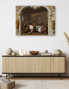 Cuadro decorativo La última cena, 1713/1714 técnica mixta Cuadros Jr Figuras Celestiales