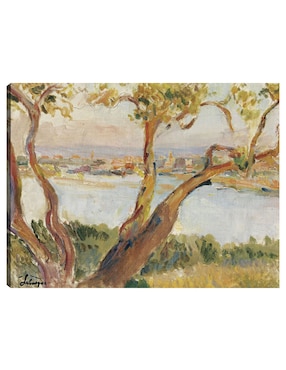 Cuadro decorativo Vista de Antibes técnica mixta Cuadros Jr Lagos