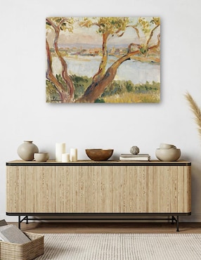 Cuadro decorativo Vista de Antibes técnica mixta Cuadros Jr Lagos