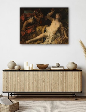 Cuadro decorativo Tarquinio y Lucrecia (1692) técnica mixta Cuadros Jr Gente