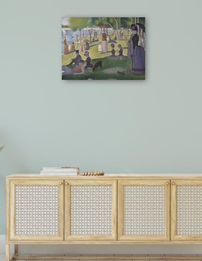 Cuadro decorativo Un domingo en La Grande Jatte (1884) técnica mixta Cuadros Jr Gente