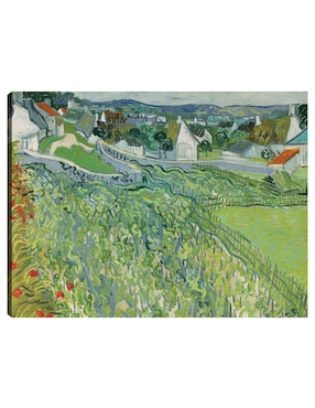Cuadro decorativo Viñedos de Auvers (1890) técnica mixta Cuadros Jr Inspiración