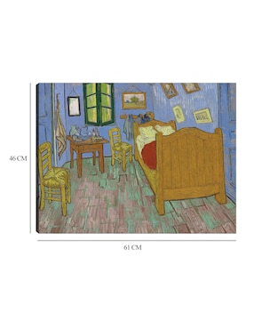 Cuadro decorativo El dormitorio (1889) técnica mixta Cuadros Jr Formas