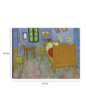 Cuadro decorativo El dormitorio (1889) técnica mixta Cuadros Jr Formas