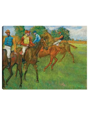 Cuadro decorativo Antes de la carrera (1887-1889) técnica mixta Cuadros Jr Deportes