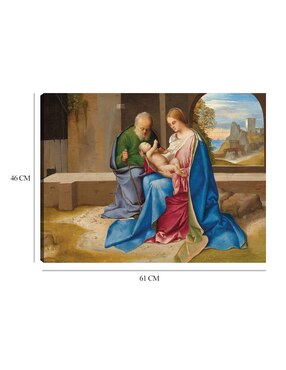 Cuadro decorativo La Sagrada Familia técnica mixta Cuadros Jr Figuras Celestiales