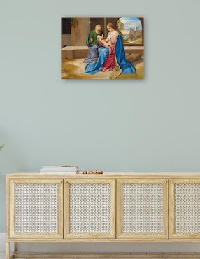 Cuadro decorativo La Sagrada Familia técnica mixta Cuadros Jr Figuras Celestiales