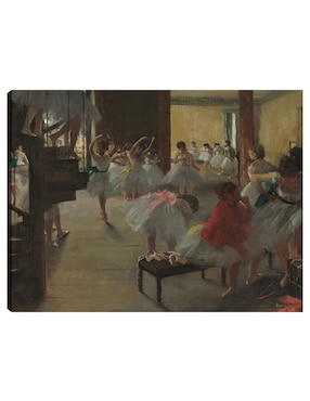 Cuadro Decorativo La Clase De Baile, C. 1873 Técnica Mixta Cuadros Jr Danza