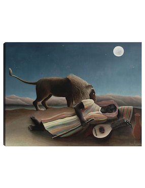 Cuadro decorativo La gitana dormida (La Bohémienne endormie) (1897) técnica mixta Cuadros Jr Inspiración