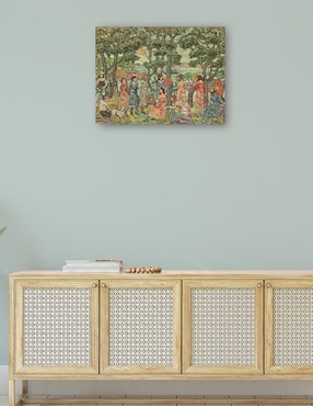 Cuadro decorativo Paisaje con figuras, 1921 técnica mixta Cuadros Jr Bosques