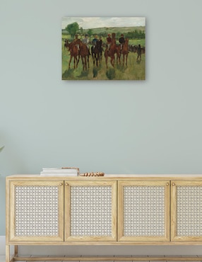 Cuadro decorativo Los jinetes (c.1885) técnica mixta Cuadros Jr Deportes