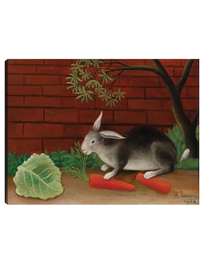 Cuadro decorativo La comida del conejo (1908) técnica mixta Cuadros Jr Naturaleza