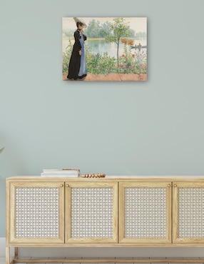 Cuadro decorativo Karin por la orilla técnica mixta Cuadros Jr Lagos