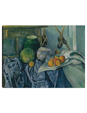 Cuadro decorativo Naturaleza muerta con tarro de jengibre y berenjenas (1893-1894) técnica mixta Cuadros Jr Lagos