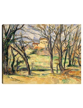 Cuadro decorativo Árboles y casas cerca del Jas de Bouffan (1885-1886) técnica mixta Cuadros Jr Playas