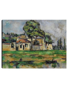 Cuadro decorativo Orillas del Marne (hacia 1888) técnica mixta Cuadros Jr Campos