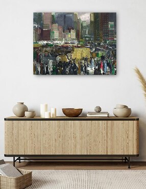 Cuadro decorativo Nueva York técnica mixta Cuadros Jr Edificios