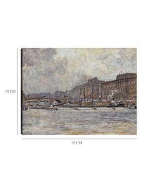 Cuadro decorativo El Hôtel de la Monnaie y el Pont-Neuf (1901) técnica mixta Cuadros Jr Arquitectura