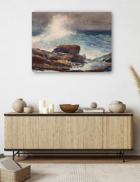 Cuadro decorativo Marea entrante, Scarboro, Maine (1883) técnica mixta Cuadros Jr Playas