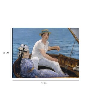 Cuadro decorativo Paseos en bote (1874) técnica mixta Cuadros Jr Navegación