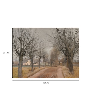 Cuadro decorativo Un camino cerca de Vinderød, Zelanda (1898) técnica mixta Cuadros Jr Caminos