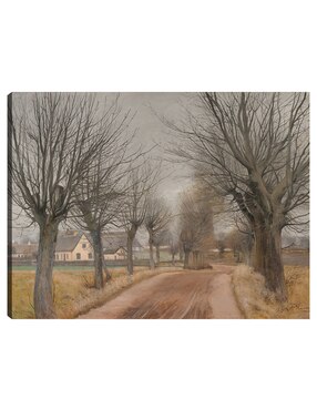 Cuadro decorativo Un camino cerca de Vinderød, Zelanda (1898) técnica mixta Cuadros Jr Caminos