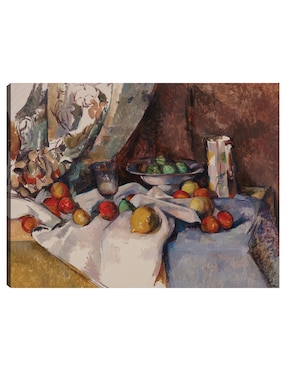 Cuadro decorativo Naturaleza muerta con manzanas (de 1895 a 1898) técnica mixta Cuadros Jr Campos