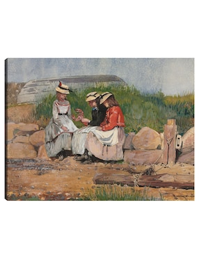 Cuadro decorativo La hija de un pescador (1873) técnica mixta Cuadros Jr Inspiración