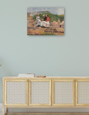 Cuadro decorativo La hija de un pescador (1873) técnica mixta Cuadros Jr Inspiración