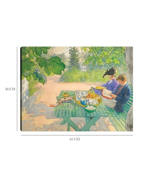 Cuadro decorativo Lectura navideña (1916) técnica mixta Cuadros Jr Inspiración