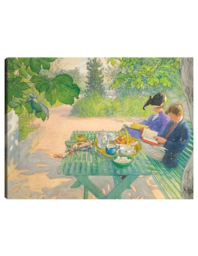 Cuadro decorativo Lectura navideña (1916) técnica mixta Cuadros Jr Inspiración