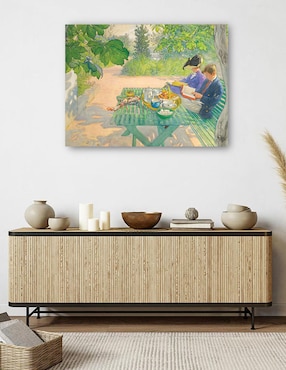 Cuadro decorativo Lectura navideña (1916) técnica mixta Cuadros Jr Inspiración