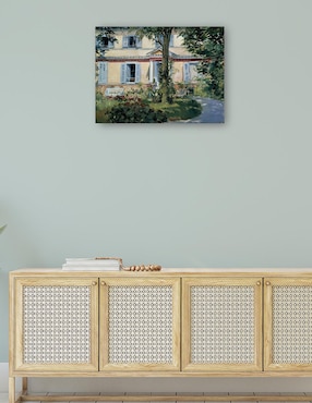 Cuadro decorativo La casa de Rueil (1882) técnica mixta Cuadros Jr Lugares