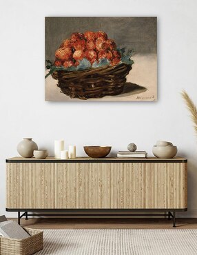 Cuadro decorativo Fresas (hacia 1882) técnica mixta Cuadros Jr
