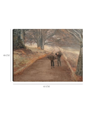 Cuadro decorativo Sendero cerca de Herlufsholm, Zelanda (1890) técnica mixta Cuadros Jr Caminos
