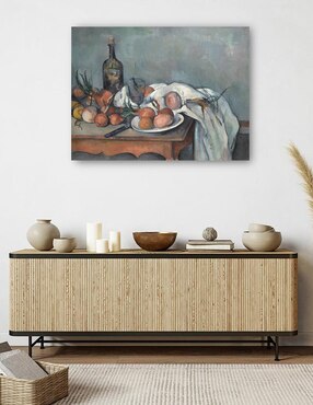 Cuadro decorativo Naturaleza muerta con cebollas (1896 - 1898) técnica mixta Cuadros Jr